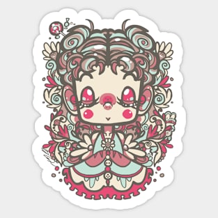 Flower Girl: A Sticker